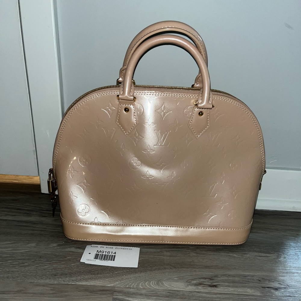 100%authenicLouis Vuitton Alma PM ROSE florentin